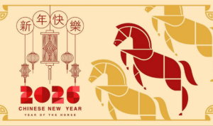 Ilustrasi: Tahun Kuda Api. Foto: vecteezy